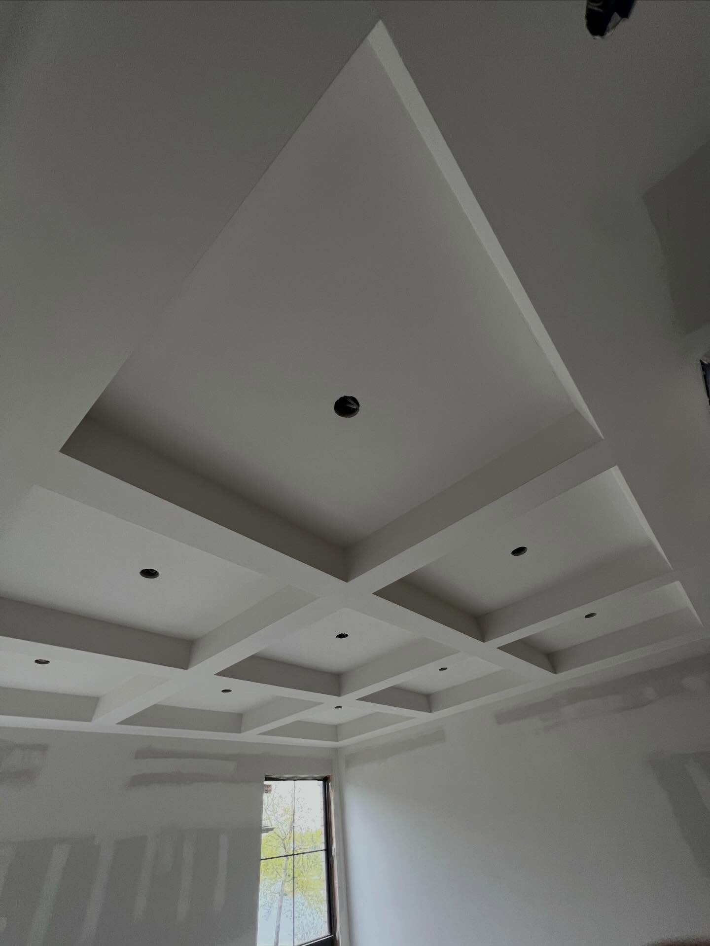 D. King Drywall residential finishing project